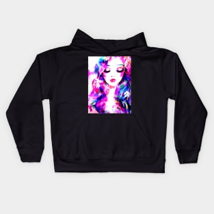 Graphic Pop Art Female Kids Hoodie